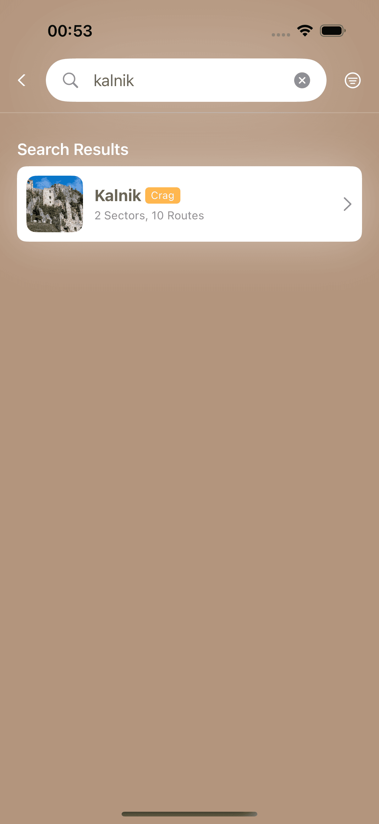 Search functionality